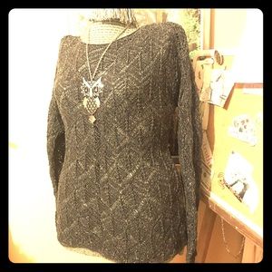 Jeanne Pierre Black Sweater